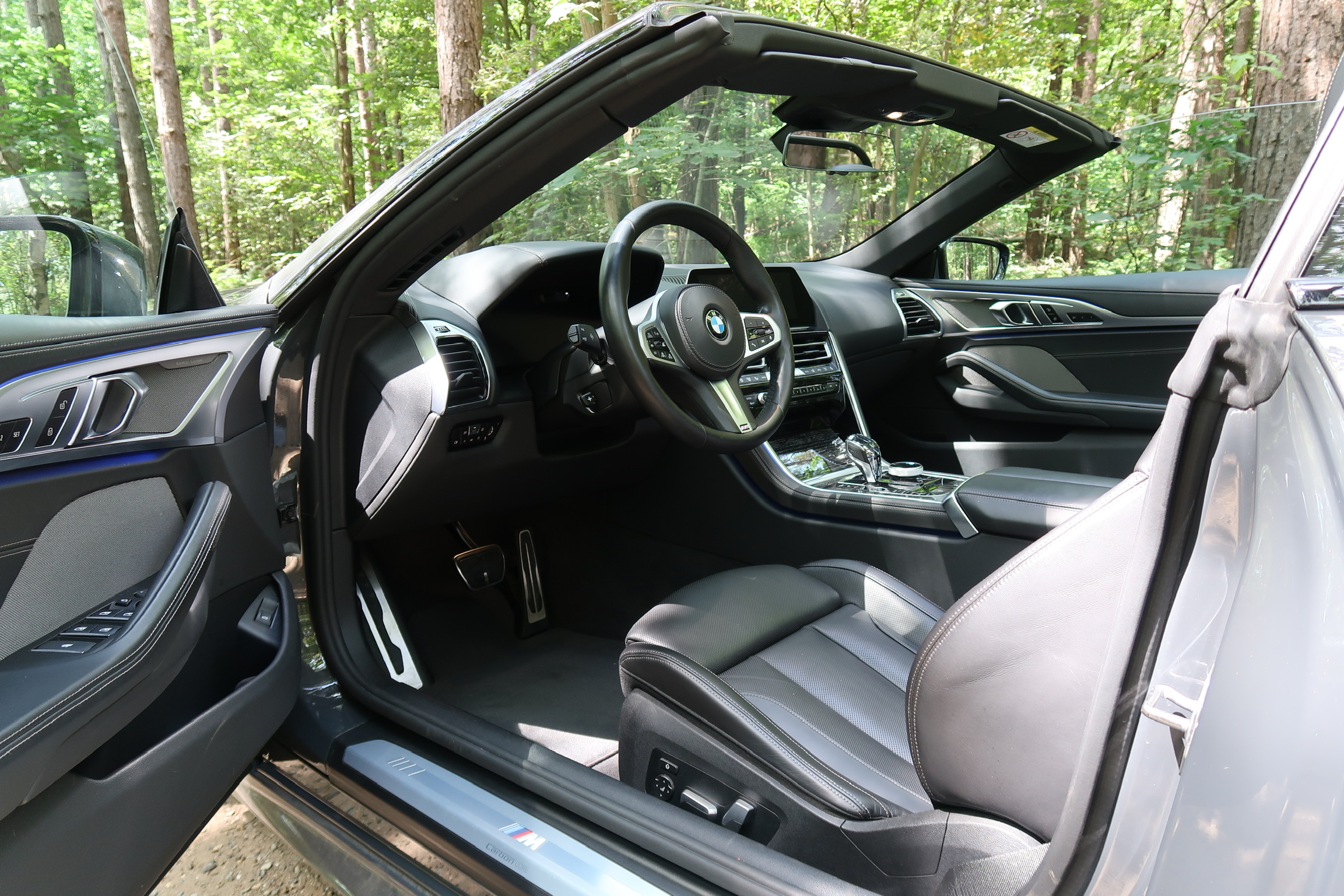 BMW 8 cabrio - interieur - Resultaat Baron Handcarwash aan huis